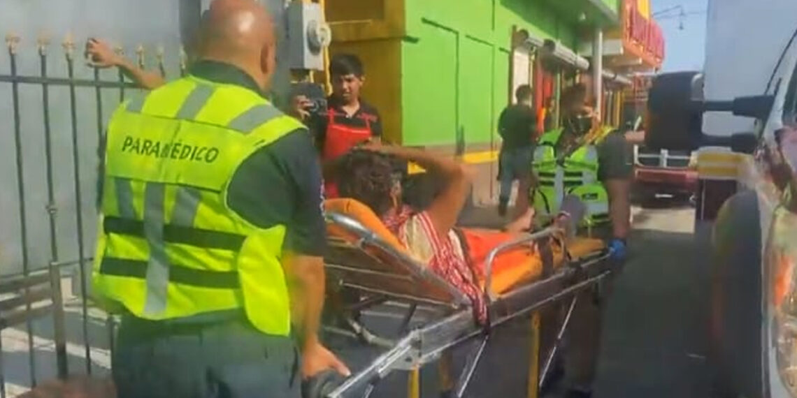 Mujer resulta lesionada tras ser atropellada por una camioneta en Matamoros, Tamaulipas