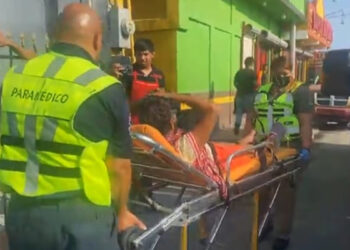 Mujer resulta lesionada tras ser atropellada por una camioneta en Matamoros, Tamaulipas