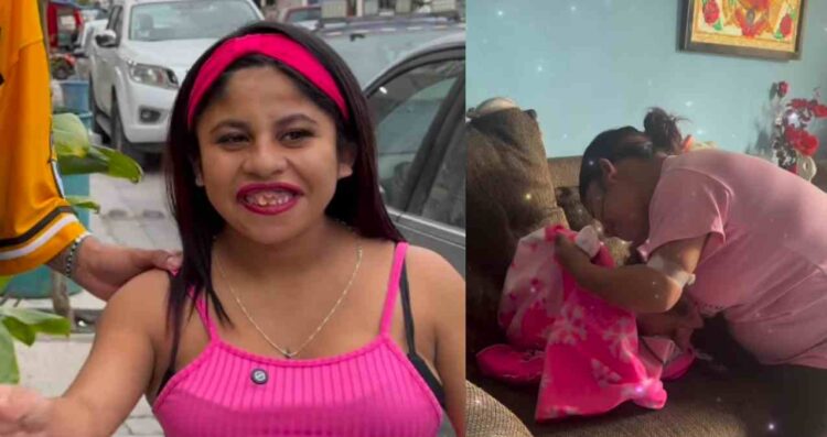 Muy feliz, dice Lupita TikTok pese a la crisis de salud de su hija