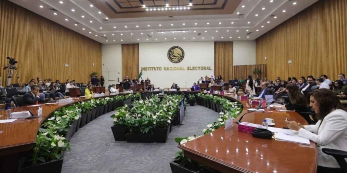 INE queja buque Cuauhtémoc