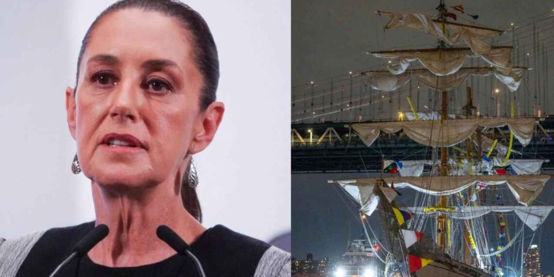 “Nuestra solidaridad” Claudia Sheinbaum confirma muerte de dos marinos tras accidente en Nueva York