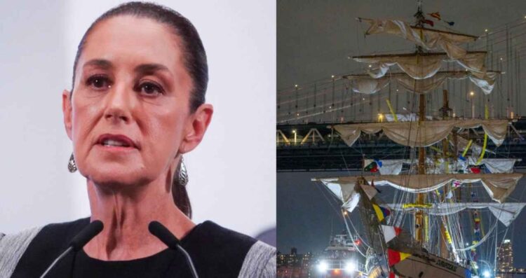 “Nuestra solidaridad” Claudia Sheinbaum confirma muerte de dos marinos tras accidente en Nueva York