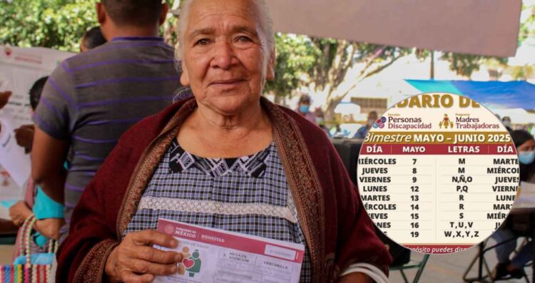 Pensión Bienestar 2025: Dan a conocer el calendario de pagos del bimestre mayo-junio