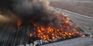 incendio planta Ramos Arizpe
