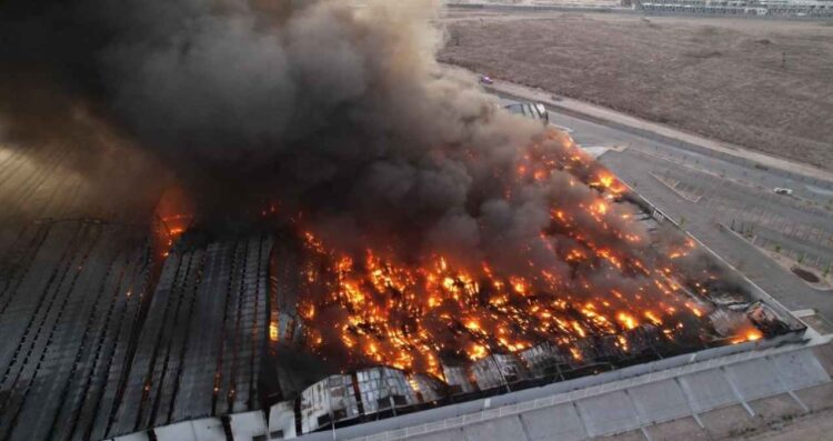 incendio planta Ramos Arizpe