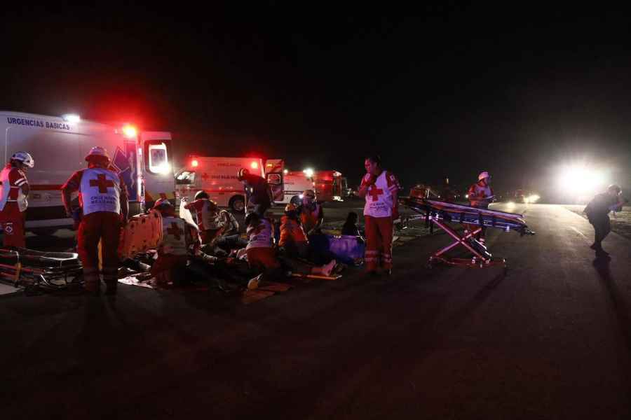 Realizan OMA, Aeroméxico y AFAC simulacro a escala real de accidente aéreo en Aeropuerto Internacional de Tampico, Tamaulipas