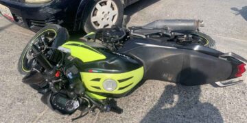 Repartidor Mante lesionado atropellado