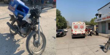 Repartidor lesionado chocar Mante