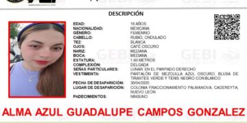 Reportan desaparición de jovencita en Cadereyta, Nuevo León