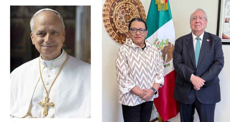 Rosa Icela Rodríguez, titular de Segob viaja al Vaticano para entregar carta al Papa León XIV