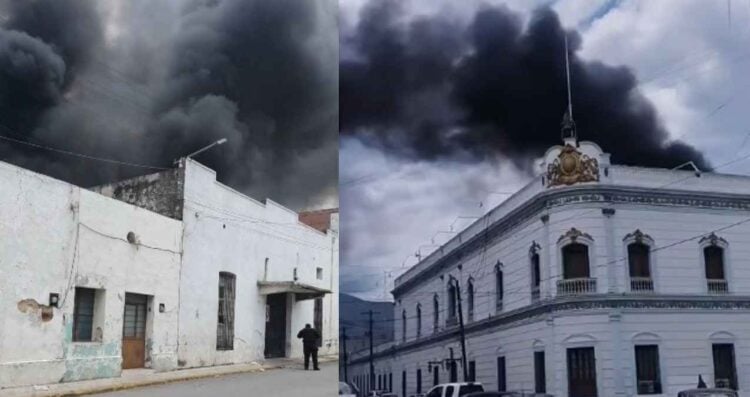 Se incendia bodega cerca de la Presidencia Municipal de Ciudad Victoria, Tamaulipas