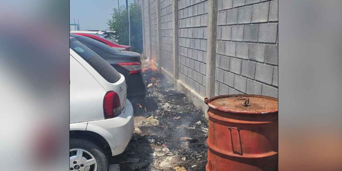 Se incendia pastizal cerca del Hospital 270 del IMSS de Reynosa, Tamaulipas