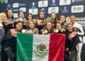 Selección mexicana junior brilla en natación artística con 7 oros en Medellín