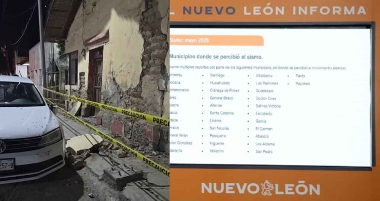 Sismo en Montemorelos, Nuevo León deja daños en 22 casas