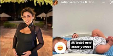 Sofía Rivera Torres vive con emoción sus primeros días como mamá de Ferrán