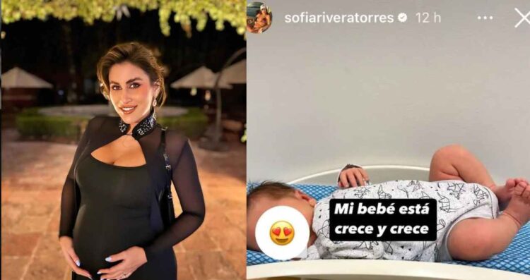 Sofía Rivera Torres vive con emoción sus primeros días como mamá de Ferrán