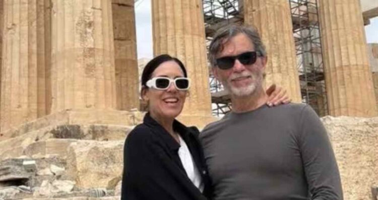 Stephanie Salas y Humberto Zurita disfrutan juntos de su viaje por Grecia