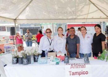 Tampico impulsa jornada ecológica y de protección animal en la colonia Del Pueblo