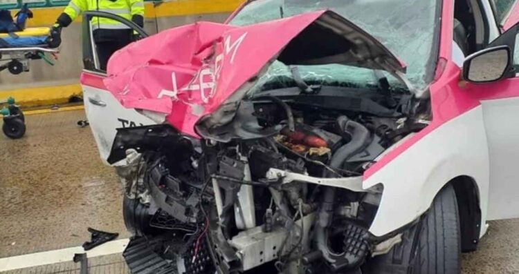 Taxista muere México-Puebla