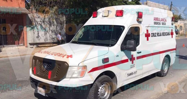 Trabajador cae desde una azotea y resulta herido en Ciudad Victoria, Tamaulipas
