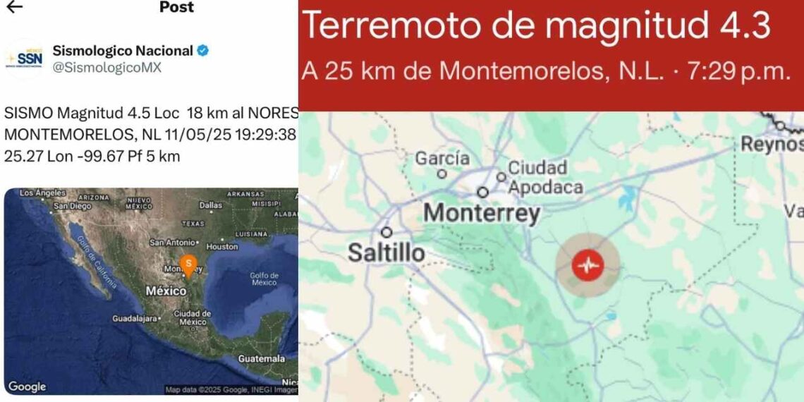 Videos del sismo en Nuevo León; así fue el temblor