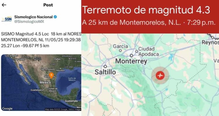 Videos del sismo en Nuevo León; así fue el temblor