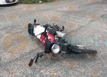 accidente con motociclista Ciudad Victoria
