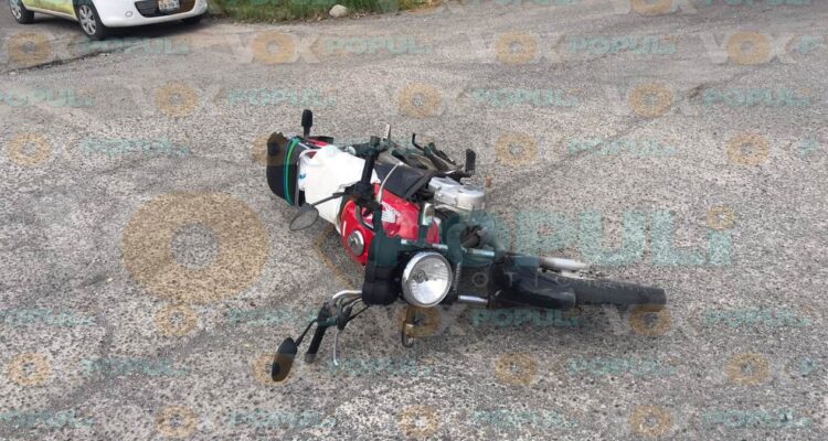 accidente con motociclista Ciudad Victoria