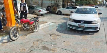 accidente con motociclista en Ciudad Victoria