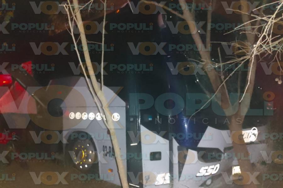 accidente de autobus turístico en Altamira