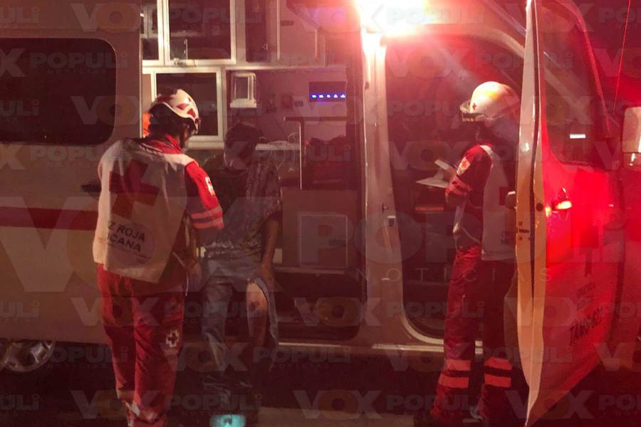accidente de motocicleta en libramiento de Victoria