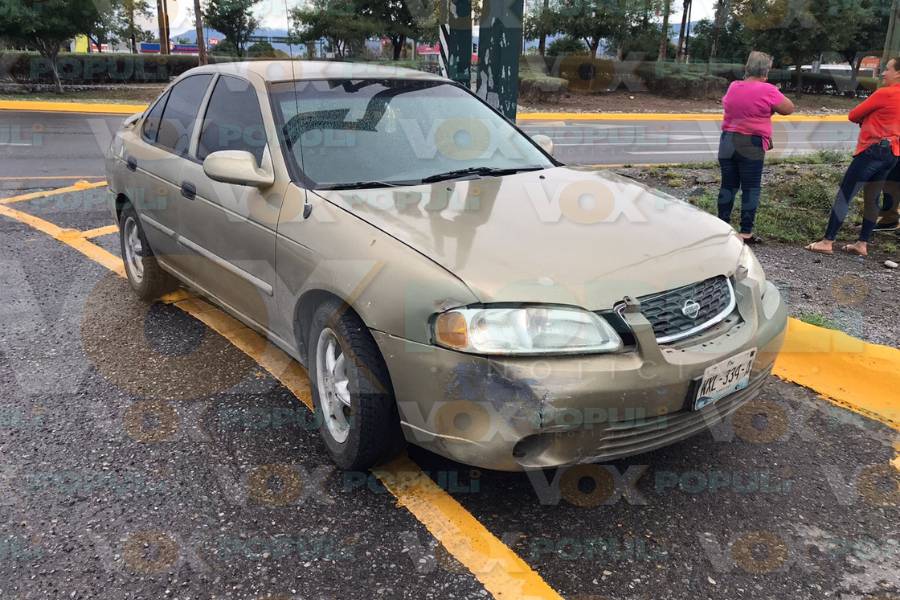 accidente en rotonda de Ciudad Victoria