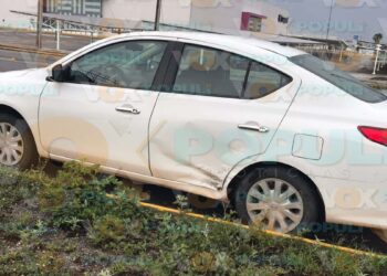 accidente en rotonda de Ciudad Victoria