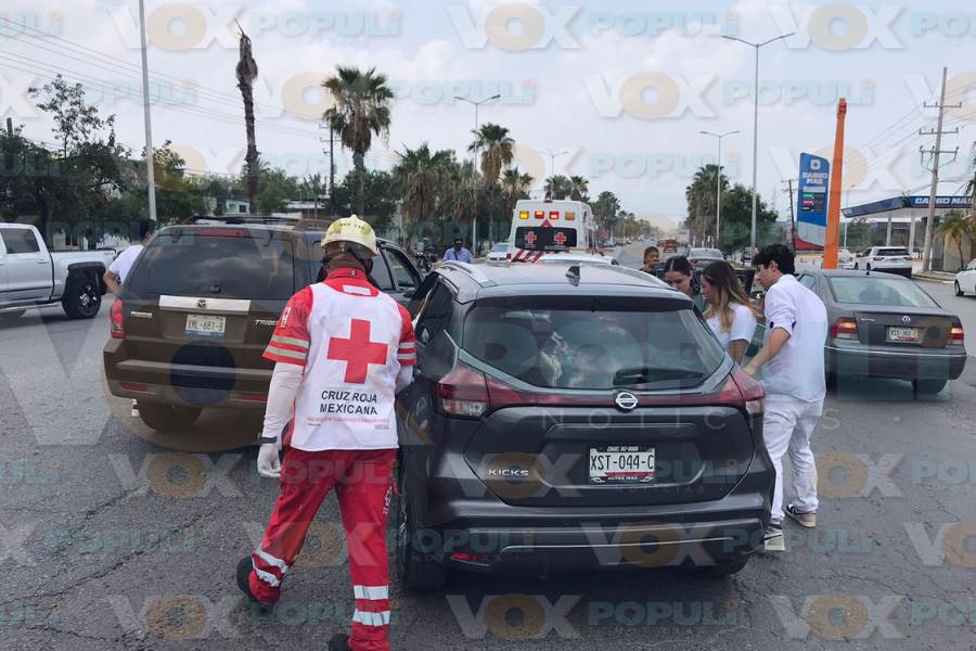 accidente hoy en avenida de Ciudad Victoria