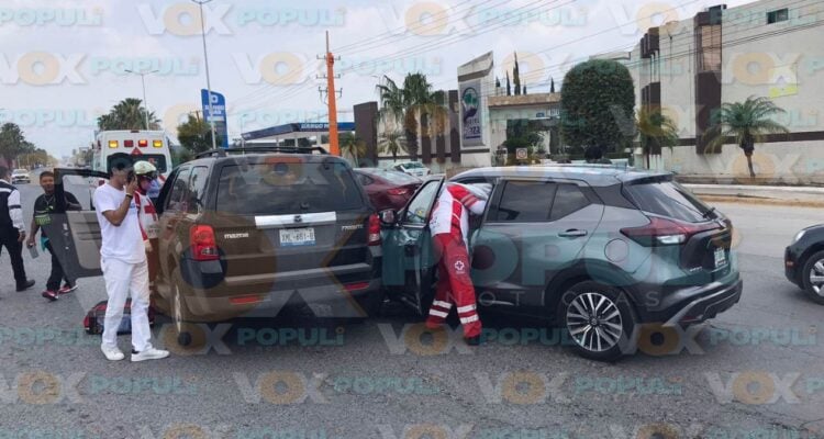 accidente hoy en avenida de Ciudad Victoria