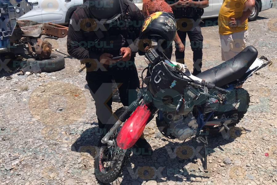 accidente motocicleta Ciudad Victoria