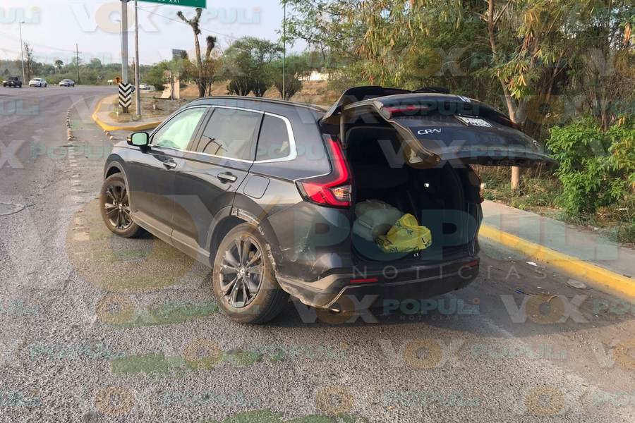 accidente vial en crucero de Victoria