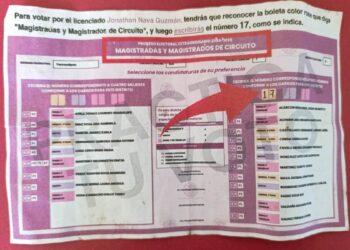 acordeones elección judicial Tamaulipas