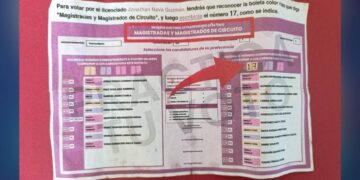 acordeones elección judicial Tamaulipas