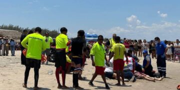agresiones a salvavidas en playa Miramar