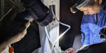 alumbrado público en Matamoros