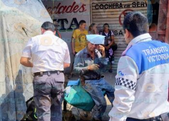 atropello de hombre en centro de Victoria
