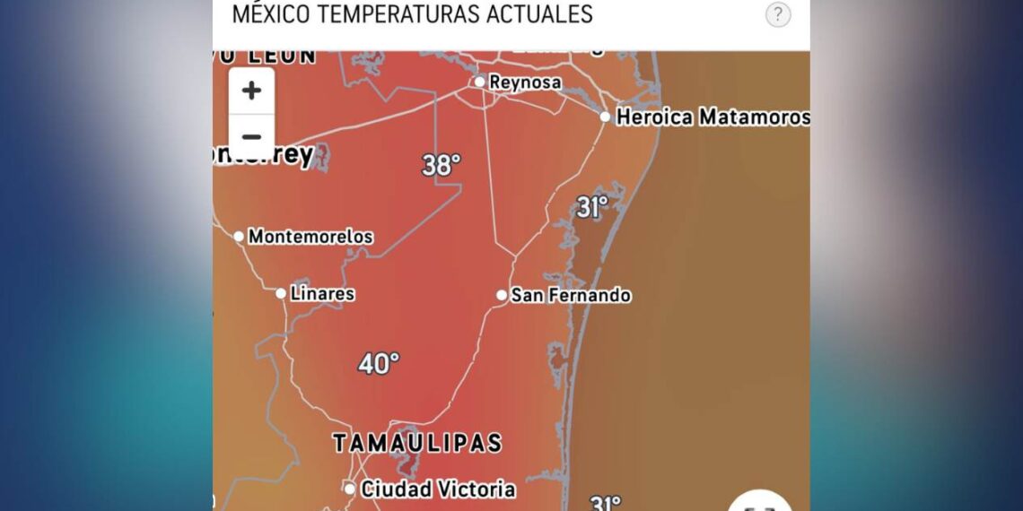 calor extremo en Tamaulipas en mayo