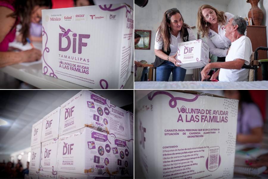 canastas alimentarias DIF Tamaulipas