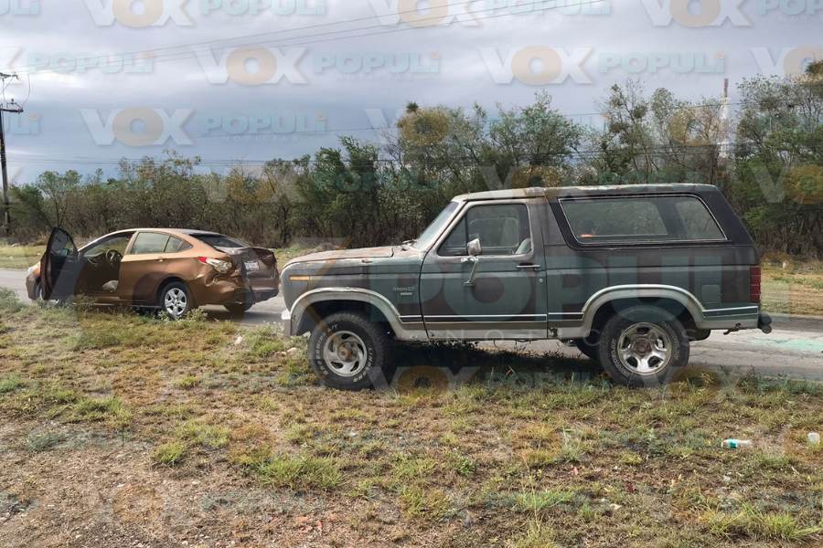 choque en carretera Victoria a Soto la Marina