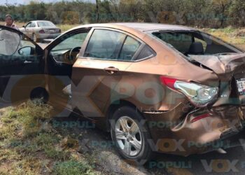 choque en carretera Victoria a Soto la Marina