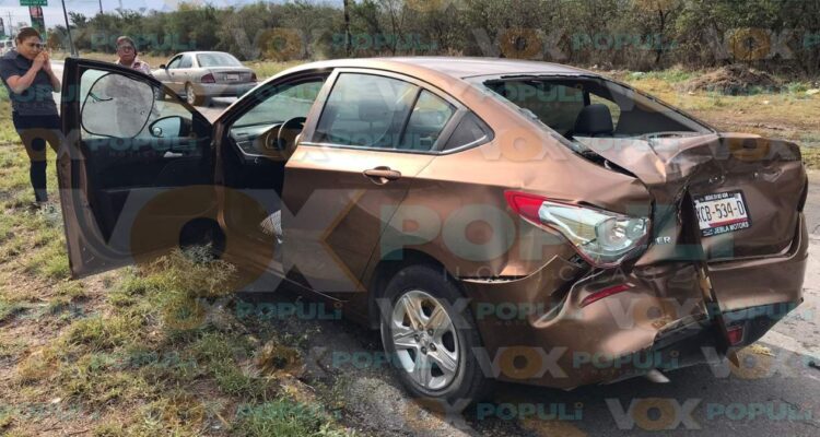 choque en carretera Victoria a Soto la Marina