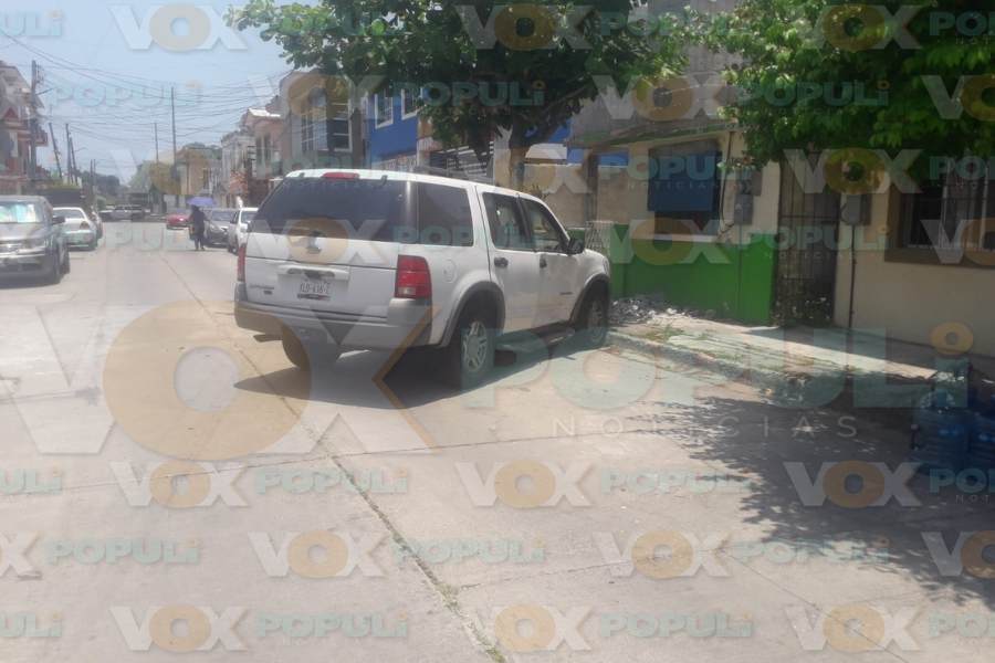 choque en colonia Tamaulipas en Tampico