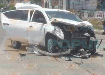 choque en colonia Tamaulipas en Tampico
