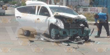 choque en colonia Tamaulipas en Tampico